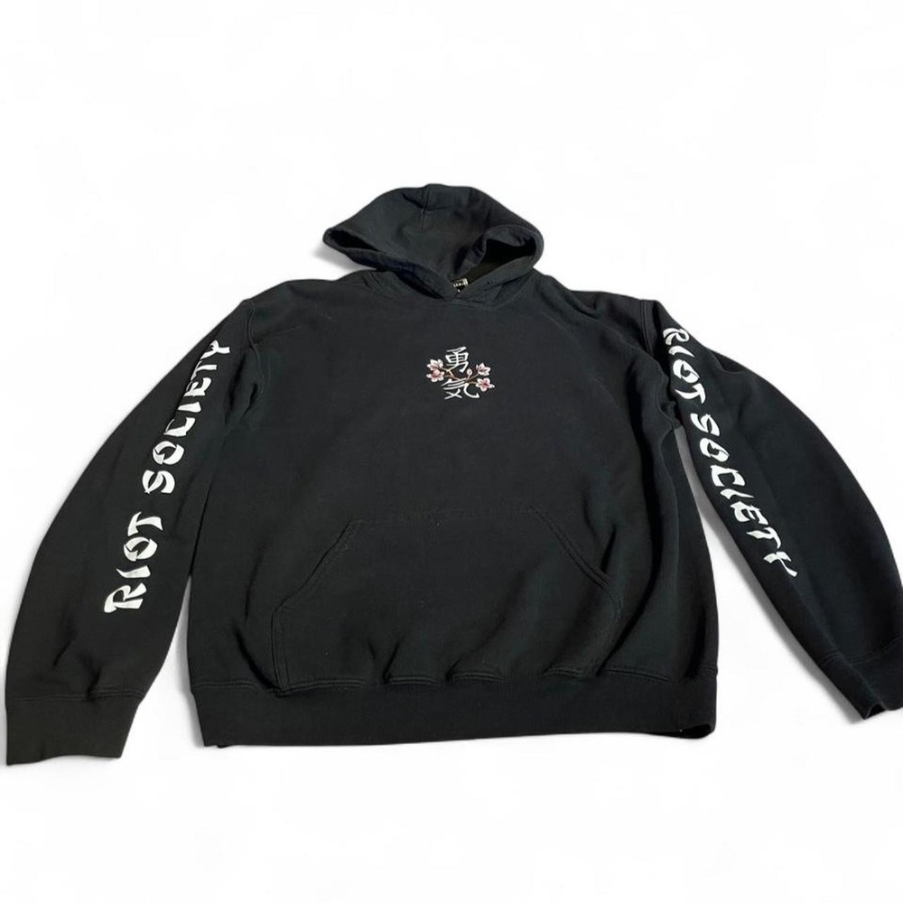 Riot Society black hoodie
